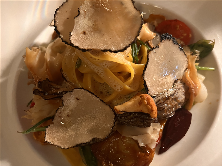 tagliatelle of mushrooms